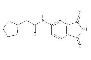 2-cyclopentyl-N-(1,3-diketoisoindolin-5-yl)acetamide