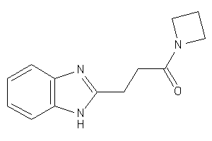 1-(azetidin-1-yl)-3-(1H-benzimidazol-2-yl)propan-1-one