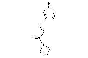 1-(azetidin-1-yl)-3-(1H-pyrazol-4-yl)prop-2-en-1-one