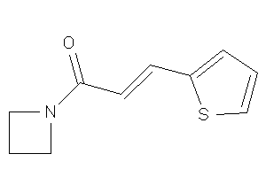 1-(azetidin-1-yl)-3-(2-thienyl)prop-2-en-1-one