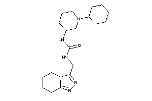 1-(1-cyclohexyl-3-piperidyl)-3-(5,6,7,8-tetrahydro-[1,2,4]triazolo[4,3-a]pyridin-3-ylmethyl)urea