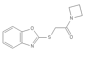 1-(azetidin-1-yl)-2-(1,3-benzoxazol-2-ylthio)ethanone