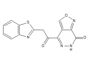 4-[2-(1,3-benzothiazol-2-yl)acetyl]-6H-isoxazolo[3,4-d]pyridazin-7-one