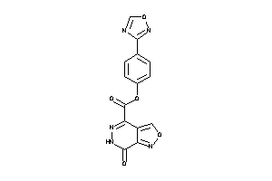 7-keto-6H-isoxazolo[3,4-d]pyridazine-4-carboxylic Acid [4-(1,2,4-oxadiazol-3-yl)phenyl] Ester