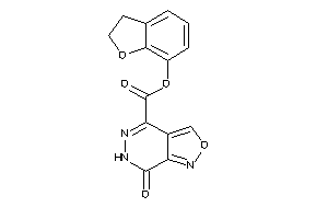 7-keto-6H-isoxazolo[3,4-d]pyridazine-4-carboxylic Acid Coumaran-7-yl Ester