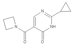 5-(azetidine-1-carbonyl)-2-cyclopropyl-1H-pyrimidin-6-one