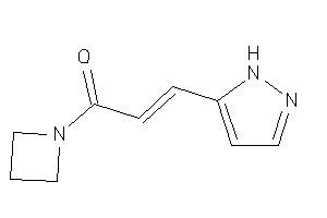 1-(azetidin-1-yl)-3-(1H-pyrazol-5-yl)prop-2-en-1-one