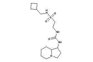 1-[2-(cyclobutylmethylsulfamoyl)ethyl]-3-indolizidin-1-yl-urea