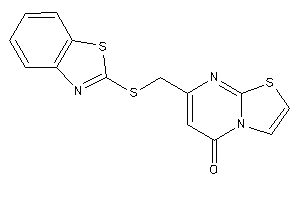 7-[(1,3-benzothiazol-2-ylthio)methyl]thiazolo[3,2-a]pyrimidin-5-one