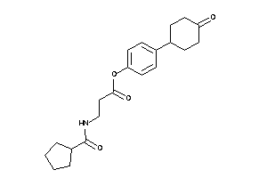 3-(cyclopentanecarbonylamino)propionic Acid [4-(4-ketocyclohexyl)phenyl] Ester