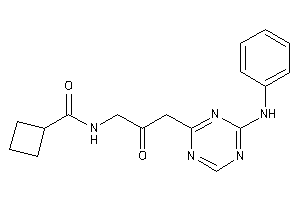 N-[3-(4-anilino-s-triazin-2-yl)-2-keto-propyl]cyclobutanecarboxamide