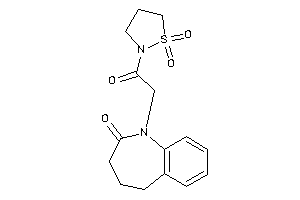 1-[2-(1,1-diketo-1,2-thiazolidin-2-yl)-2-keto-ethyl]-4,5-dihydro-3H-1-benzazepin-2-one