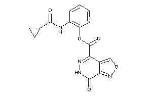7-keto-6H-isoxazolo[3,4-d]pyridazine-4-carboxylic Acid [2-(cyclopropanecarbonylamino)phenyl] Ester