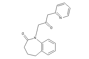 Image of 1-[2-keto-3-(2-pyridyl)propyl]-4,5-dihydro-3H-1-benzazepin-2-one