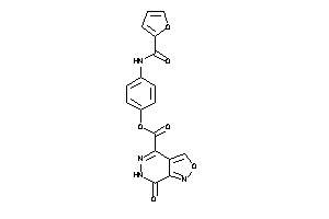 7-keto-6H-isoxazolo[3,4-d]pyridazine-4-carboxylic Acid [4-(2-furoylamino)phenyl] Ester