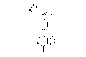 Image of 7-keto-6H-isoxazolo[3,4-d]pyridazine-4-carboxylic Acid [3-(tetrazol-1-yl)phenyl] Ester