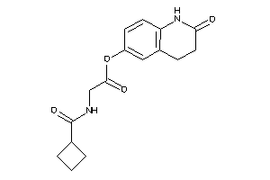 2-(cyclobutanecarbonylamino)acetic Acid (2-keto-3,4-dihydro-1H-quinolin-6-yl) Ester