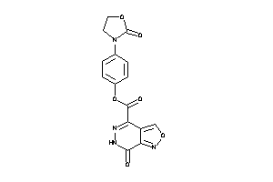 7-keto-6H-isoxazolo[3,4-d]pyridazine-4-carboxylic Acid [4-(2-ketooxazolidin-3-yl)phenyl] Ester