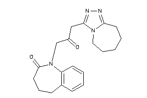 1-[2-keto-3-(6,7,8,9-tetrahydro-5H-[1,2,4]triazolo[4,3-a]azepin-3-yl)propyl]-4,5-dihydro-3H-1-benzazepin-2-one