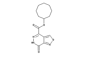 7-keto-6H-isoxazolo[3,4-d]pyridazine-4-carboxylic Acid Cyclooctyl Ester