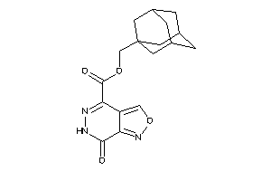 7-keto-6H-isoxazolo[3,4-d]pyridazine-4-carboxylic Acid 1-adamantylmethyl Ester