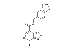 7-keto-6H-isoxazolo[3,4-d]pyridazine-4-carboxylic Acid Piperonyl Ester