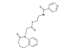 2-(2-keto-4,5-dihydro-3H-1-benzazepin-1-yl)acetic Acid 2-isonicotinamidoethyl Ester