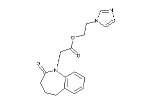 Image of 2-(2-keto-4,5-dihydro-3H-1-benzazepin-1-yl)acetic Acid 2-imidazol-1-ylethyl Ester