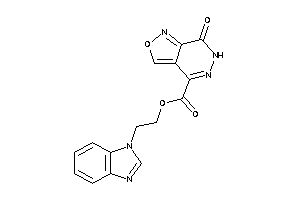 7-keto-6H-isoxazolo[3,4-d]pyridazine-4-carboxylic Acid 2-(benzimidazol-1-yl)ethyl Ester
