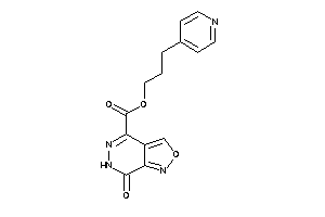 7-keto-6H-isoxazolo[3,4-d]pyridazine-4-carboxylic Acid 3-(4-pyridyl)propyl Ester