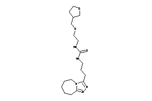 1-[2-(tetrahydrofuran-3-ylmethoxy)ethyl]-3-[3-(6,7,8,9-tetrahydro-5H-[1,2,4]triazolo[4,3-a]azepin-3-yl)propyl]urea