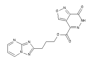 7-keto-6H-isoxazolo[3,4-d]pyridazine-4-carboxylic Acid 3-([1,2,4]triazolo[1,5-a]pyrimidin-2-yl)propyl Ester