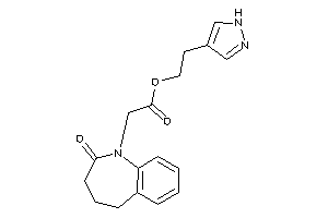 2-(2-keto-4,5-dihydro-3H-1-benzazepin-1-yl)acetic Acid 2-(1H-pyrazol-4-yl)ethyl Ester