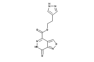 Image of 7-keto-6H-isoxazolo[3,4-d]pyridazine-4-carboxylic Acid 2-(1H-pyrazol-4-yl)ethyl Ester