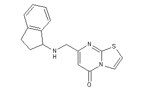 7-[(indan-1-ylamino)methyl]thiazolo[3,2-a]pyrimidin-5-one