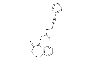 Image of 2-(2-keto-4,5-dihydro-3H-1-benzazepin-1-yl)acetic Acid 3-phenylprop-2-ynyl Ester