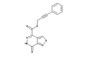 7-keto-6H-isoxazolo[3,4-d]pyridazine-4-carboxylic Acid 3-phenylprop-2-ynyl Ester