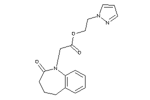 2-(2-keto-4,5-dihydro-3H-1-benzazepin-1-yl)acetic Acid 2-pyrazol-1-ylethyl Ester