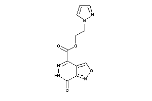 7-keto-6H-isoxazolo[3,4-d]pyridazine-4-carboxylic Acid 2-pyrazol-1-ylethyl Ester
