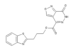 7-keto-6H-isoxazolo[3,4-d]pyridazine-4-carboxylic Acid 3-(1,3-benzothiazol-2-yl)propyl Ester