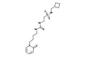Image of 1-[2-(cyclobutylmethylsulfamoyl)ethyl]-3-[4-(2-keto-1-pyridyl)butyl]urea