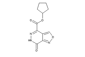 7-keto-6H-isoxazolo[3,4-d]pyridazine-4-carboxylic Acid Cyclopentyl Ester