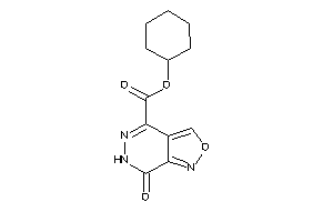 Image of 7-keto-6H-isoxazolo[3,4-d]pyridazine-4-carboxylic Acid Cyclohexyl Ester