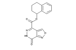 7-keto-6H-isoxazolo[3,4-d]pyridazine-4-carboxylic Acid Tetralin-1-yl Ester
