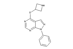 4-(azetidin-3-yloxy)-1-phenyl-pyrazolo[3,4-d]pyrimidine