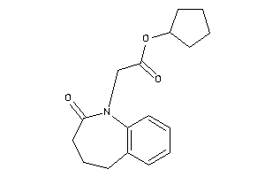 Image of 2-(2-keto-4,5-dihydro-3H-1-benzazepin-1-yl)acetic Acid Cyclopentyl Ester