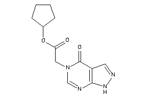 2-(4-keto-1H-pyrazolo[3,4-d]pyrimidin-5-yl)acetic Acid Cyclopentyl Ester