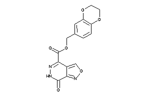 7-keto-6H-isoxazolo[3,4-d]pyridazine-4-carboxylic Acid 2,3-dihydro-1,4-benzodioxin-6-ylmethyl Ester