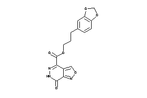 7-keto-6H-isoxazolo[3,4-d]pyridazine-4-carboxylic Acid 3-(1,3-benzodioxol-5-yl)propyl Ester
