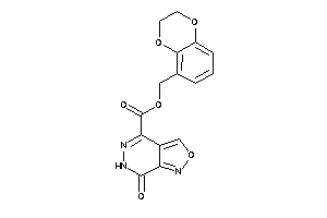 Image of 7-keto-6H-isoxazolo[3,4-d]pyridazine-4-carboxylic Acid 2,3-dihydro-1,4-benzodioxin-5-ylmethyl Ester